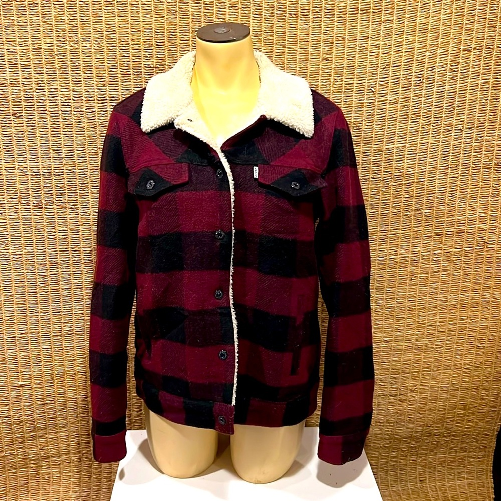 Levi Sherpa Lined Jacket- size M